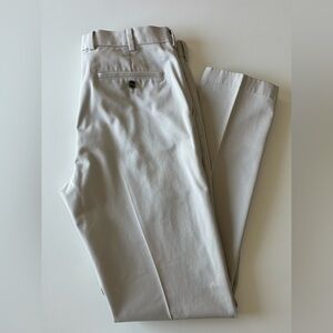 Brooks Brothers Advantage Chino Milano Khaki Trousers W35/L32